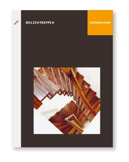 Broschüre mit Bolzentreppen